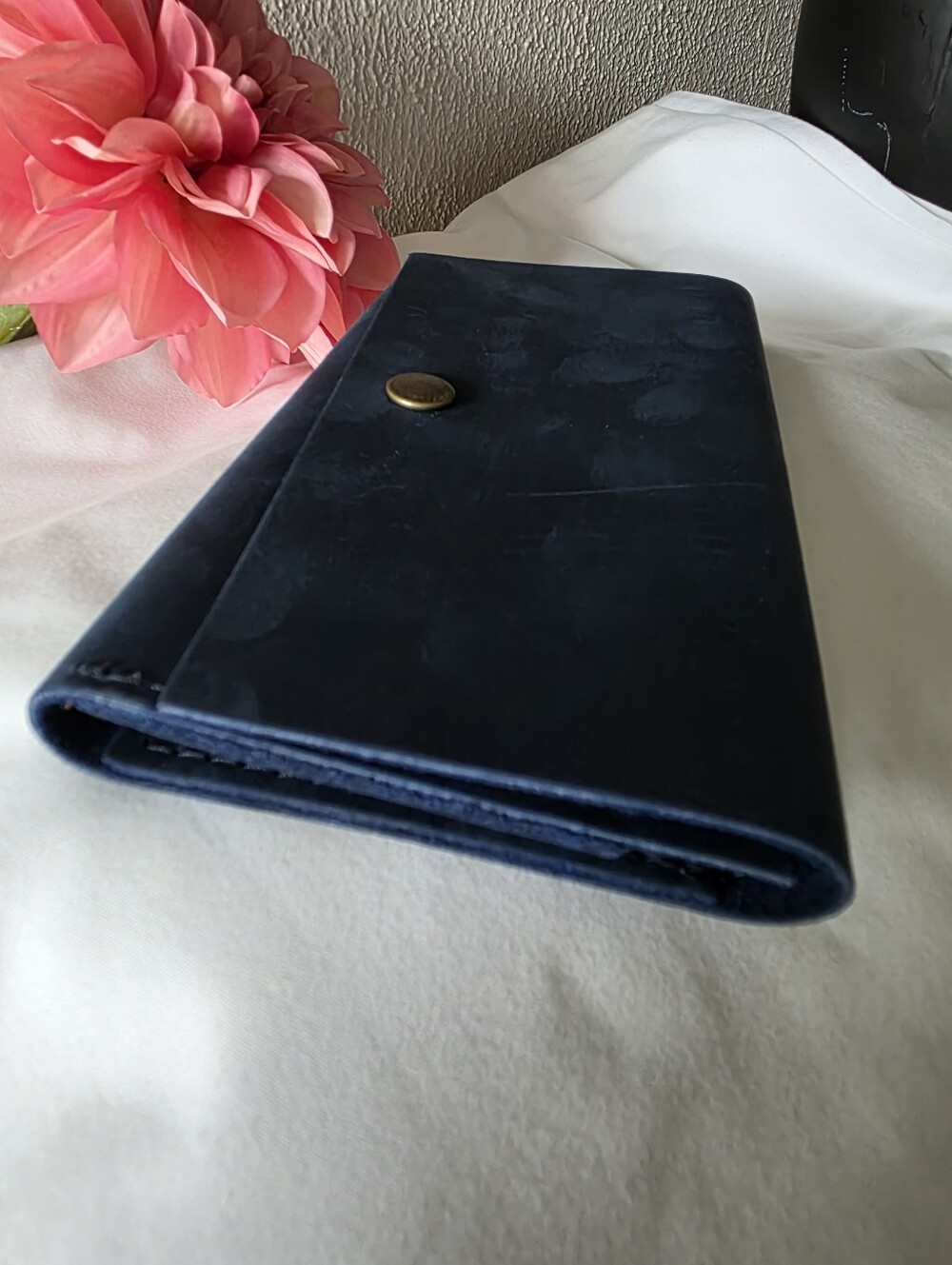 Portland Leather Blue Rancher Wallet - Picture 6 of 8